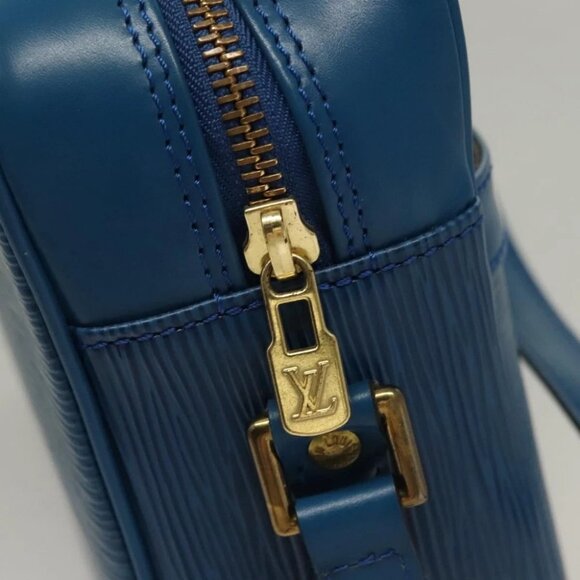 LOUIS VUITTON Epi Trocadero 27 Shoulder Bag Blue - Picture 9 of 14